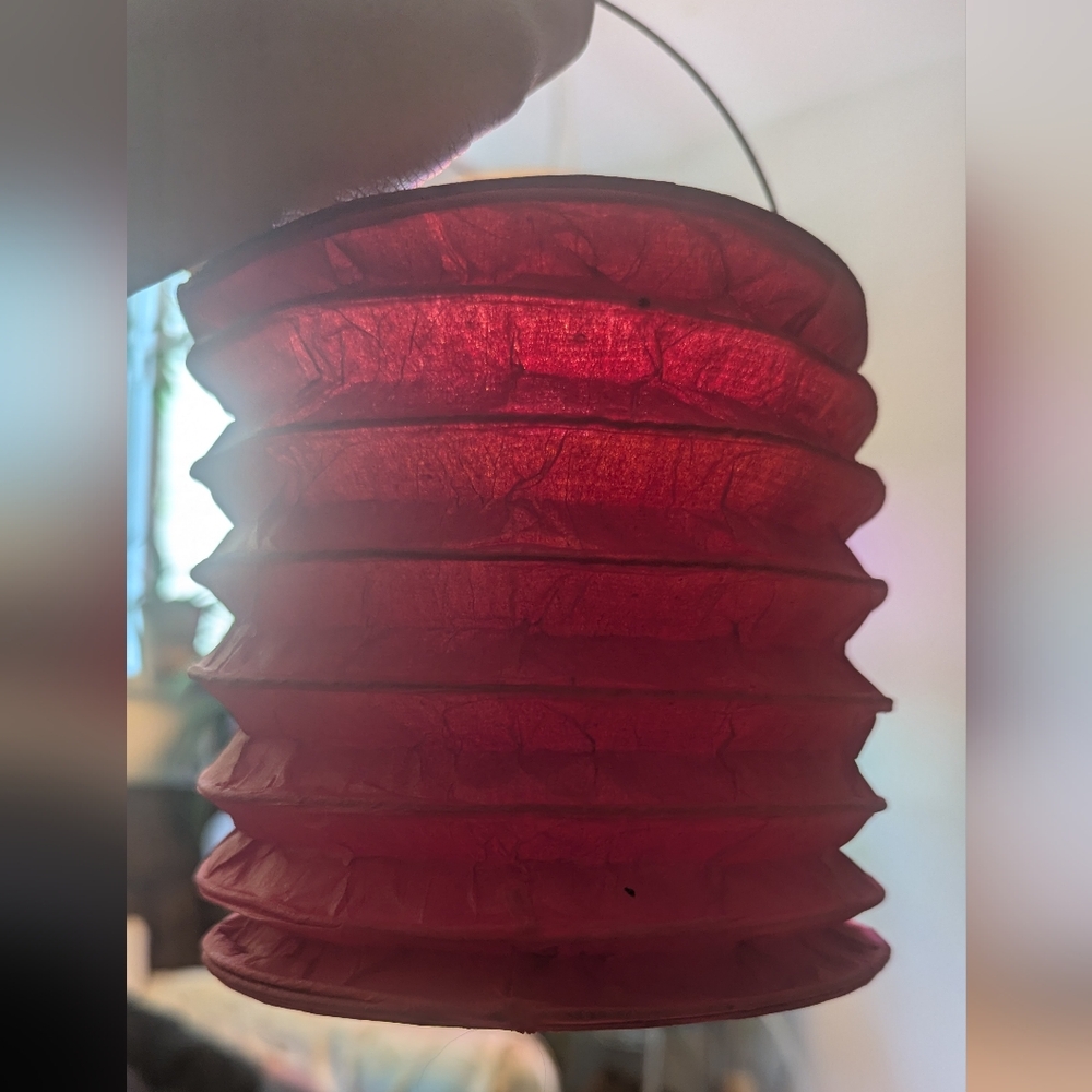 Red Paper Lantern - Picture 3 of 6